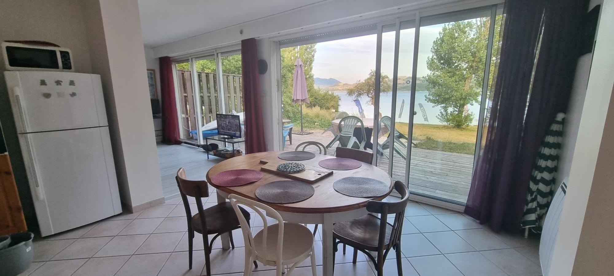 Rez De Plage-Canoe+Paddle-70M² Savines Exterior photo